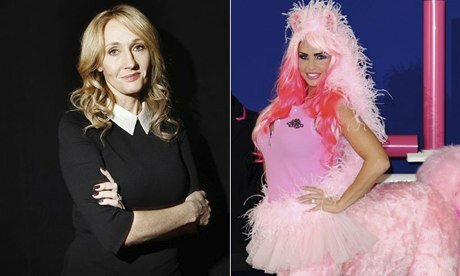 JK Rowling and Katie Price